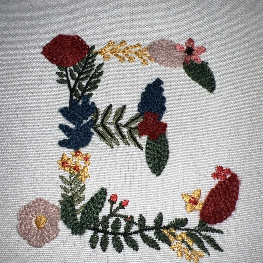 New BP Home Textile Embroidery. Woven Artistry L O V E Picture Frame 12 X 15